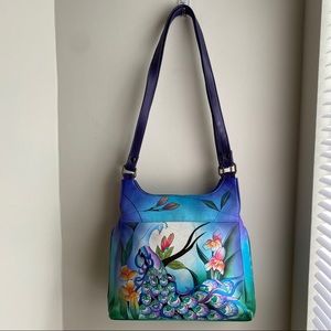 Anuschka Peacock Handbag